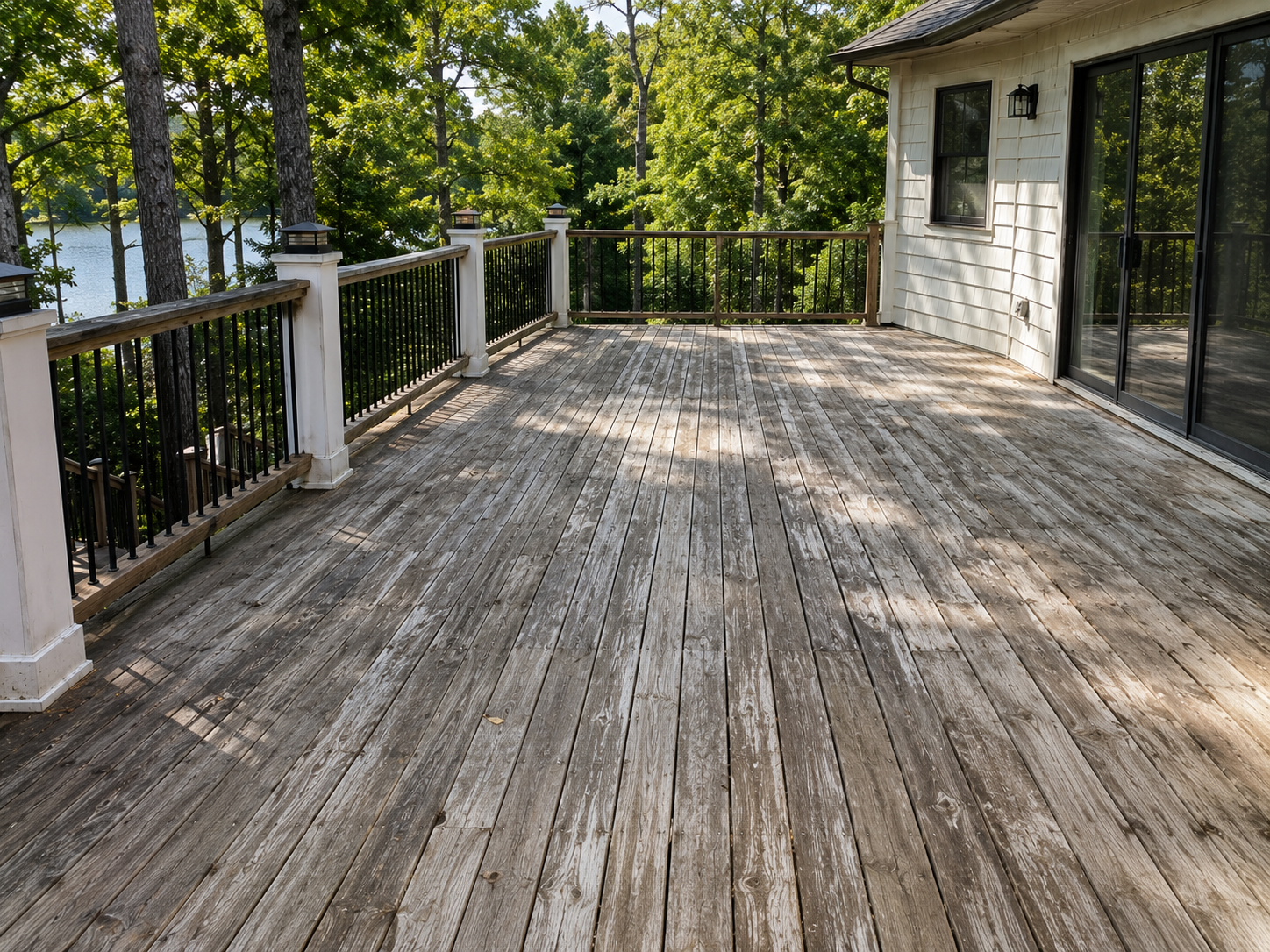 Connecticut Ipe deck before staining
